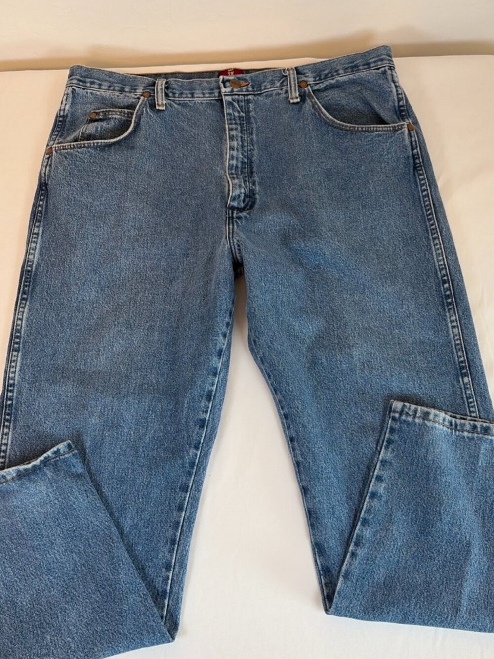 Wrangler Cowboy Cut Relaxed Fit Jeans Men's 38x30 Blue